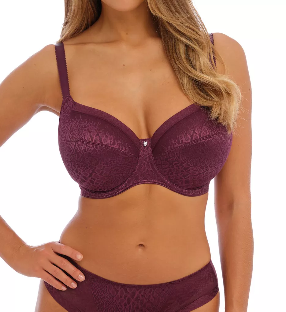Envisage Underwire Full Cup Bra With Side Support Mulberry 30D
