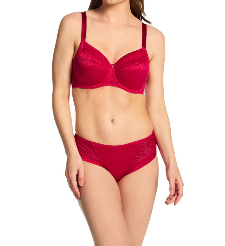 Fantasie Envisage Underwire Full Cup Bra With Side Support Raspberry 36DD  - Image 7
