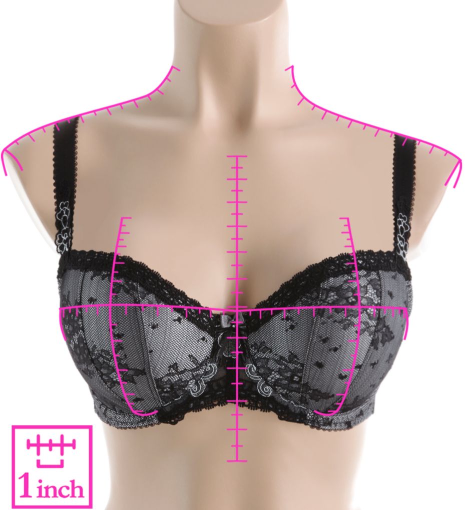 Ivana Underwire Half Cup Bra-ns7