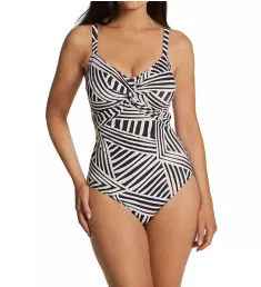 La Chiva Underwire Twist Front One Piece Swimsuit