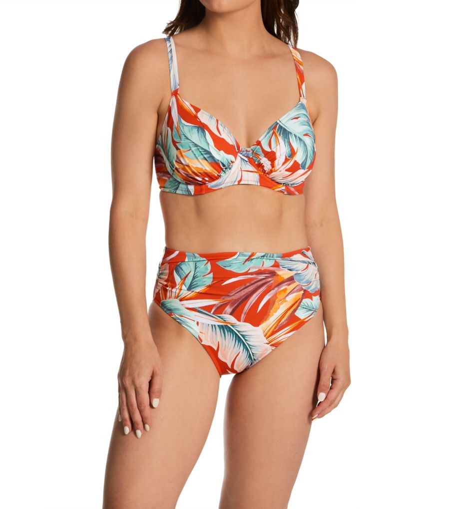 Fantasie Bamboo Grove Underwire Gathered Full Cup Swim Top FS1601 - Image 4