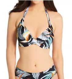 Bamboo Grove Underwire Halter Bikini Swim Top