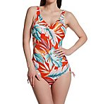 Bamboo Grove Underwire V-Neck One Piece Swimsuit