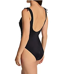 Bamboo Grove Underwire Plunge Swimsuit Jet 32D