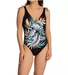 Bamboo Grove Underwire Plunge Swimsuit