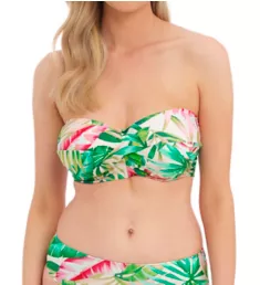 Langkawi Underwire Twist Bandeau Bikini Swim Top Sorbet 30D