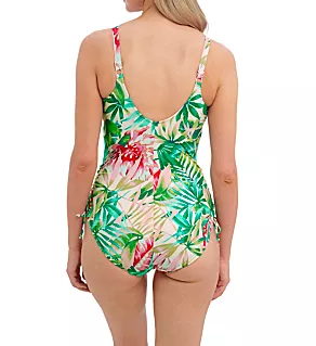 Langkawi Underwire Twist Front One Piece Swimsuit Sorbet 32D