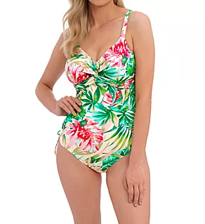Langkawi Underwire Twist Front One Piece Swimsuit