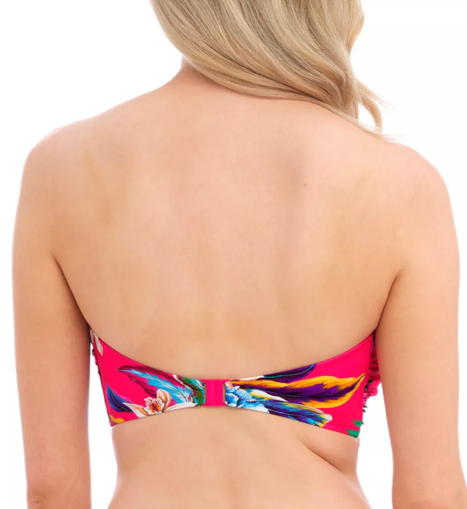 Halkidiki Underwire Twist Bandeau Bikini Swim Top Orchid 30DD