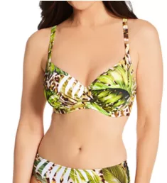 Kabini Oasis Underwire Gathered Full Cup Swim Top Multi 36F