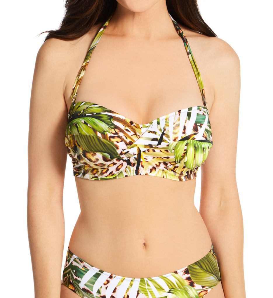 Kabini Oasis Underwire Twist Bandeau Swim Top-gs