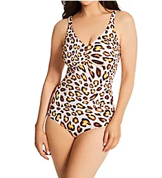 Kabini Oasis Underwire V-Neck One Piece Swimsuit