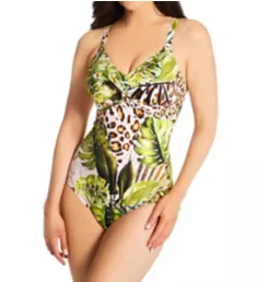 Kabini Oasis Twist Front One Piece Swimsuit