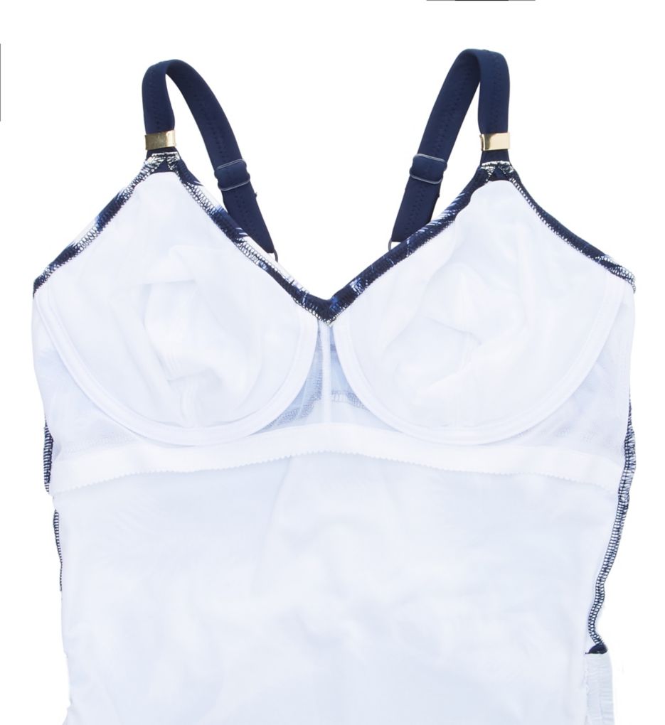 Carmelita Avenue French Navy Twist Front Tankini Top from Fantasie