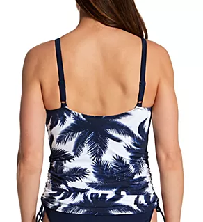 Carmelita Avenue UW Twist Front Tankini Swim Top French Navy 32DD