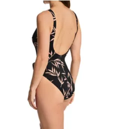 Luna Bay Underwire Plunge One Piece Swimsuit