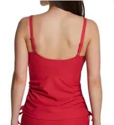 Almeria Underwire Front Twist Tankini Swim Top Watermelon 32D