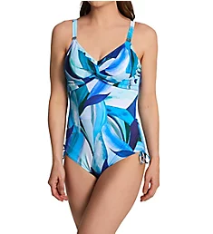 Aguada Beach Underwire Twist Front Swimsuit Splash 32D