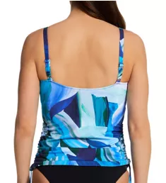 Aguda Beach Underwire Twist Front Tankini Top