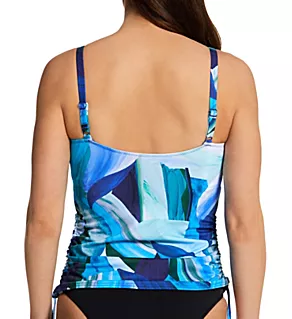 Aguda Beach Underwire Twist Front Tankini Top