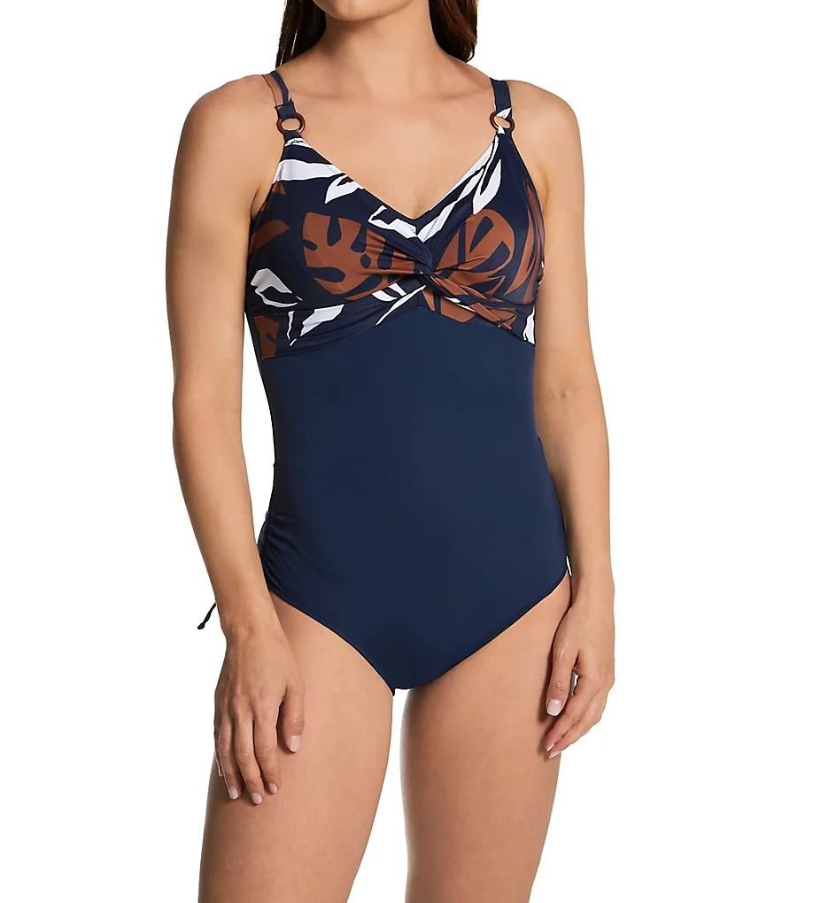Lake Orta Underwire Twist Front One-Pc Swimsuit