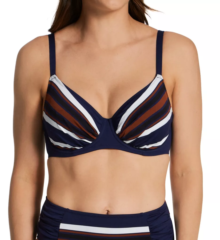 Fantasie Lake Orta Twist Underwire One-Piece, 34G, French Navy at   Women's Clothing store