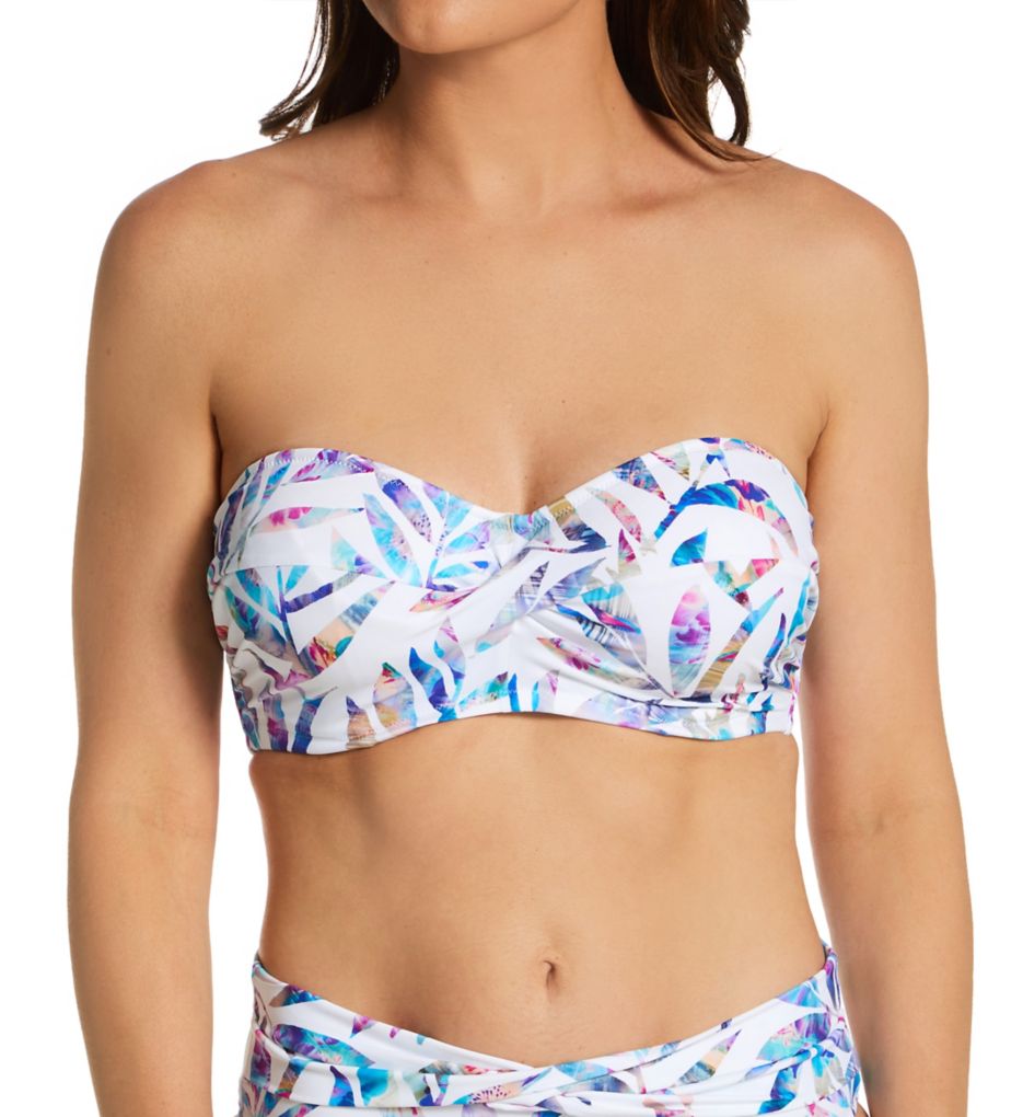 Calypso Harbour Underwire Twist Bandeau Swim Top-gs