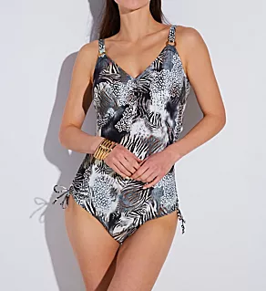 Seraya Sands Underwire V-Neck One Piece Swimsuit