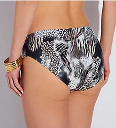 Seraya Sands Mid Rise Bikini Brief Swim Bottom Monochrome M