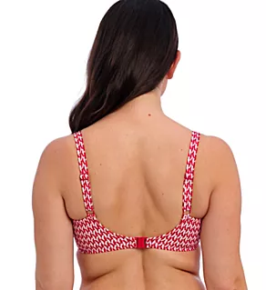 Koh Lipe Underwire Full Cup Bikini Swim Top Radiant Red 30DD