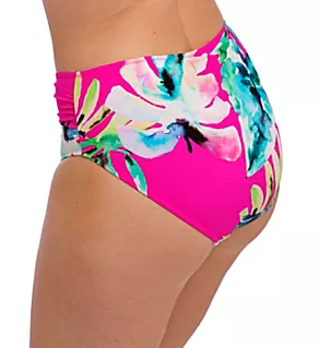 Carabelita Full Bikini Brief Swim Bottom Peony L