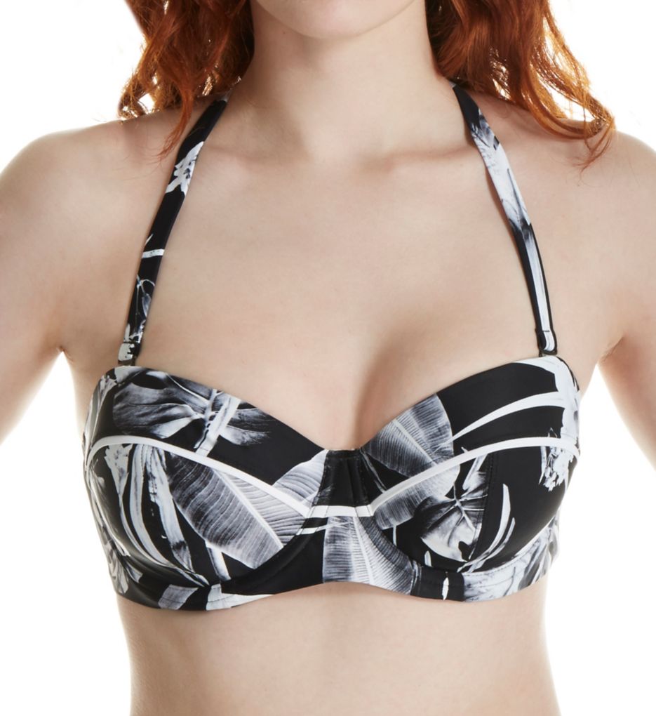 Cocoa Island Underwire Bandeau Swim Top-fs