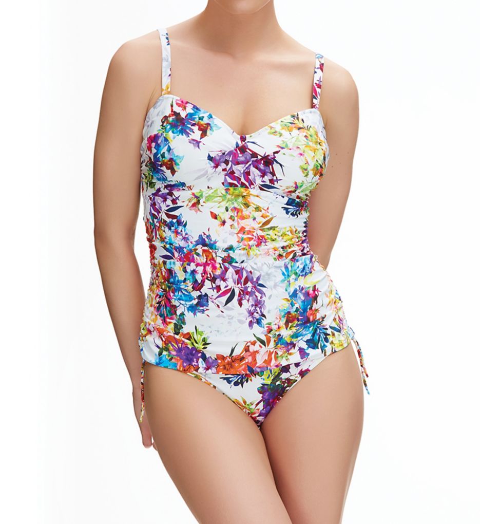 Agra Underwire Twist Front Tankini Swim Top-cs4