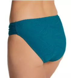 Ottawa Mid Rise Gathered Side Brief Swim Bottom Petrol XS