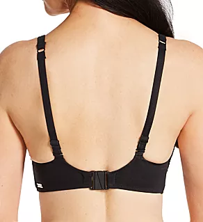 Ottawa Underwire Plunge Bikini Swim Top Black 30FF