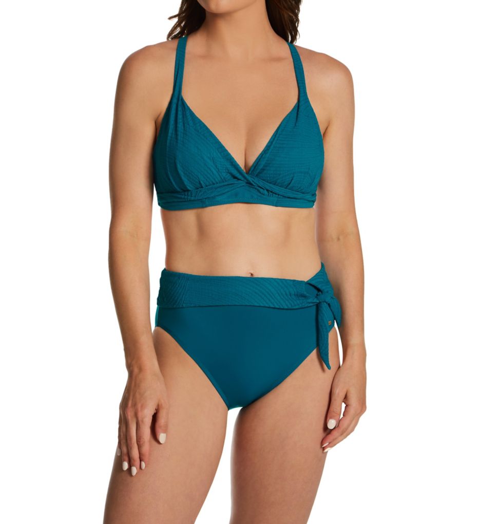 Ottawa Bikini Top by Fantasie, Teal, Full Cup Bikini