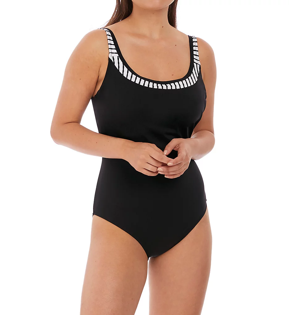 San Remo Underwire Scoop Back One Piece Swimsuit