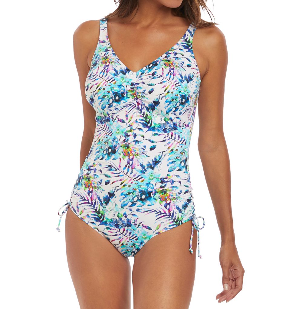 Fiji Underwire V-Neck One Piece Swimsuit