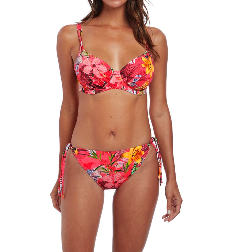 Anguilla Underwire Gathered Full Cup Swim Top-cs4