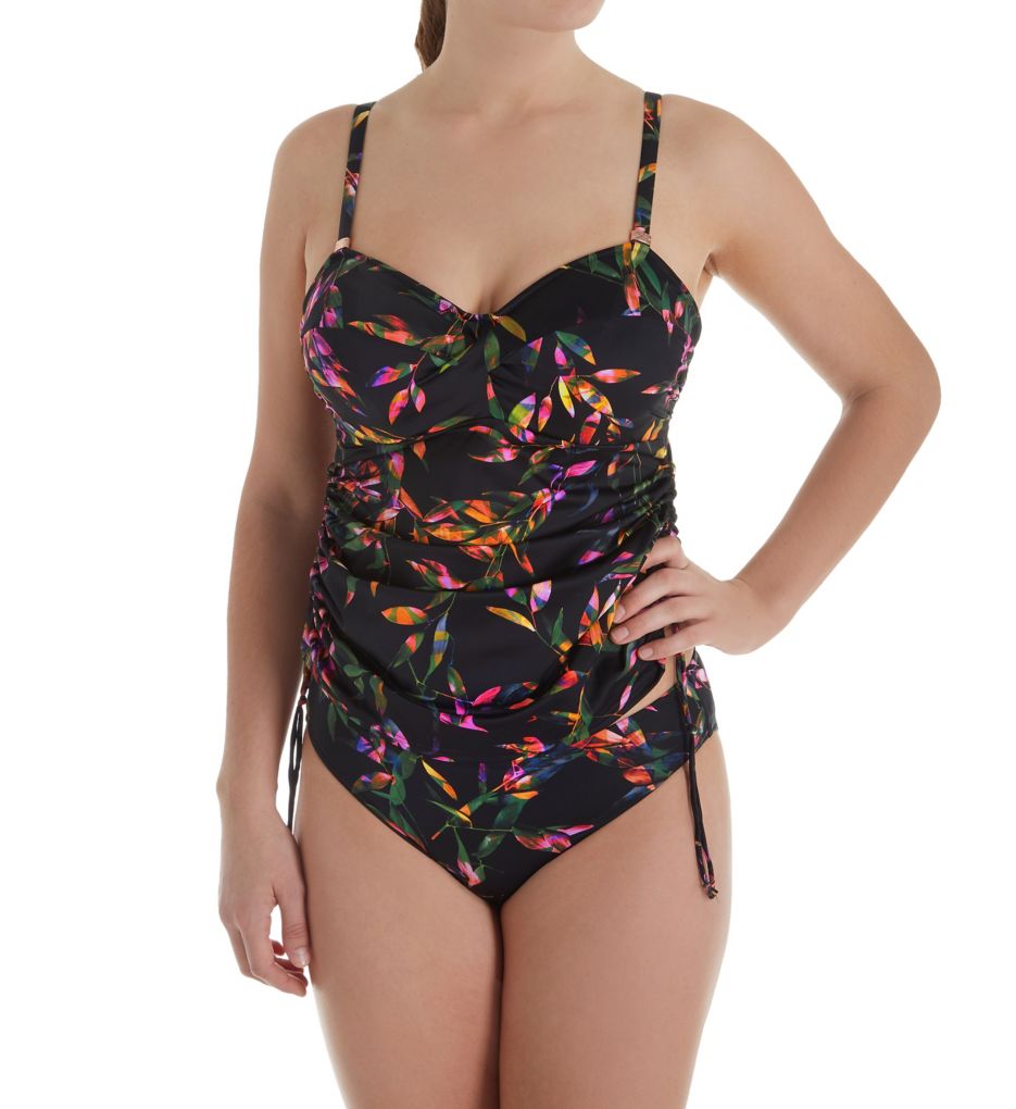 Palawan Underwire Twist Front Tankini Swim Top-cs1