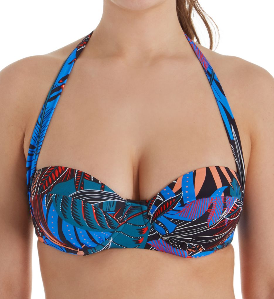 Monte Cristi Underwire Bandeau Bikini Swim Top-fs