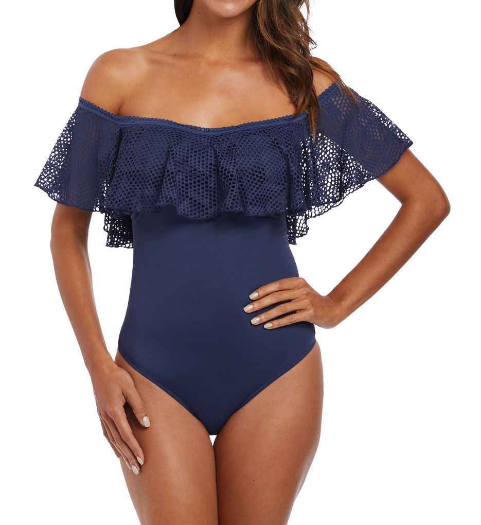 Marseille Underwire Bardot One Piece Swimsuit