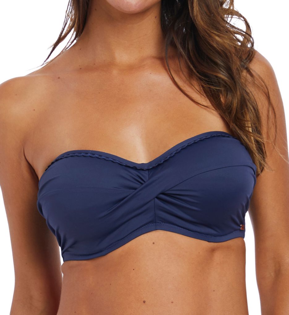 underwire bandeau bikini top