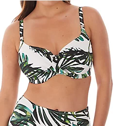 Palm Valley Underwire Wrap Front Bikini Swim Top Fern 32D