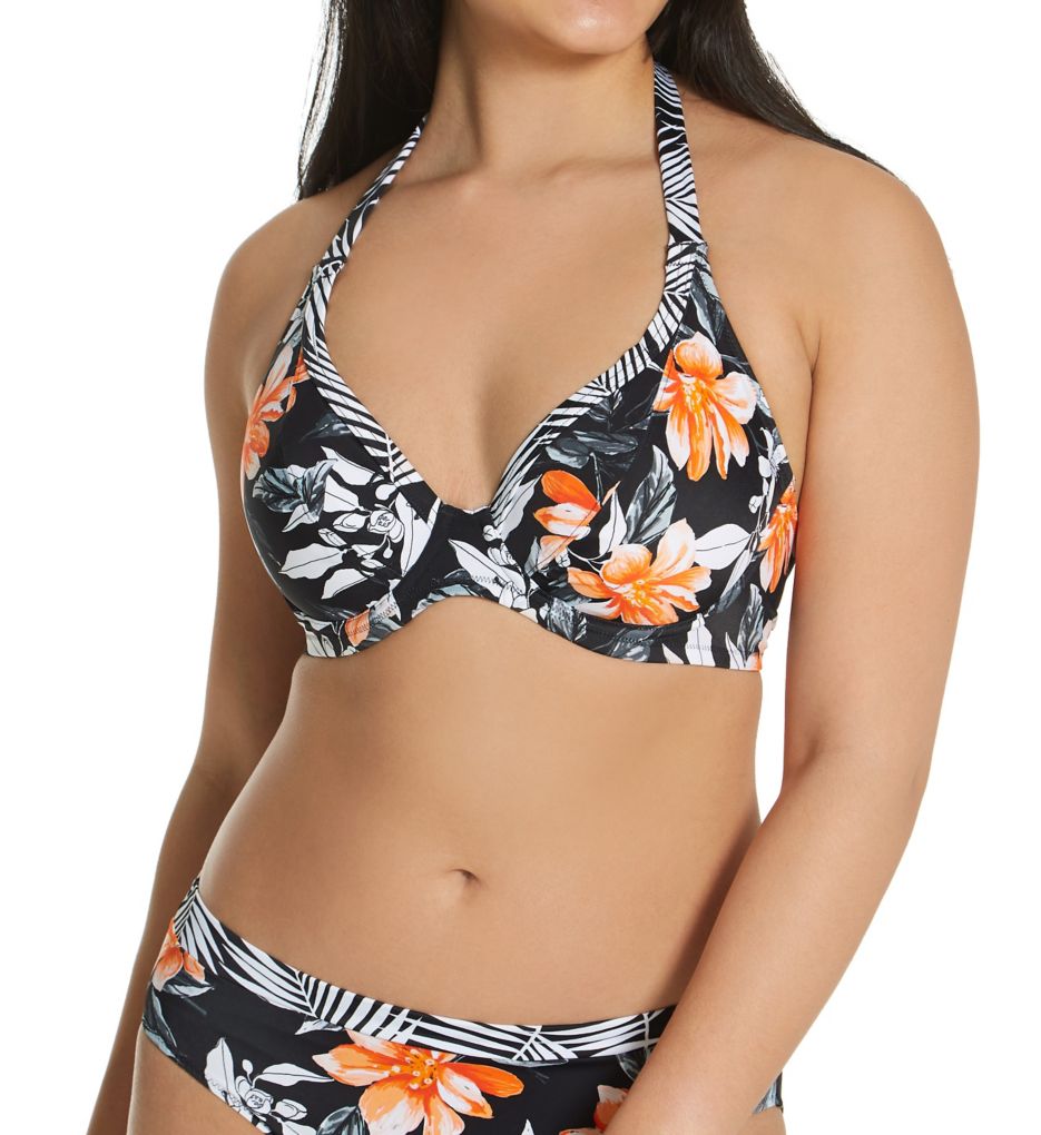 Playa Blanca Bikini Top by Fantasie, White Floral