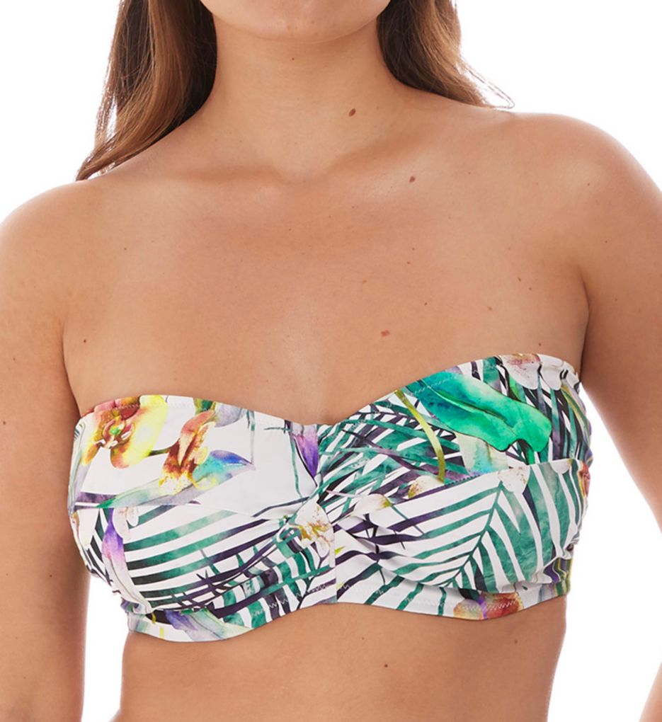 bandeau underwire swimsuit