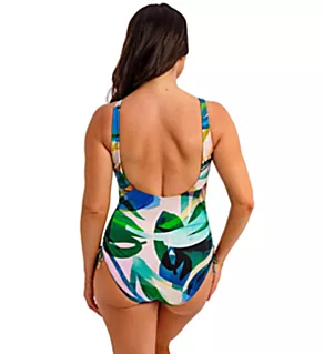 Molokai Shores V-Neck Swimsuit With Adjustable Leg