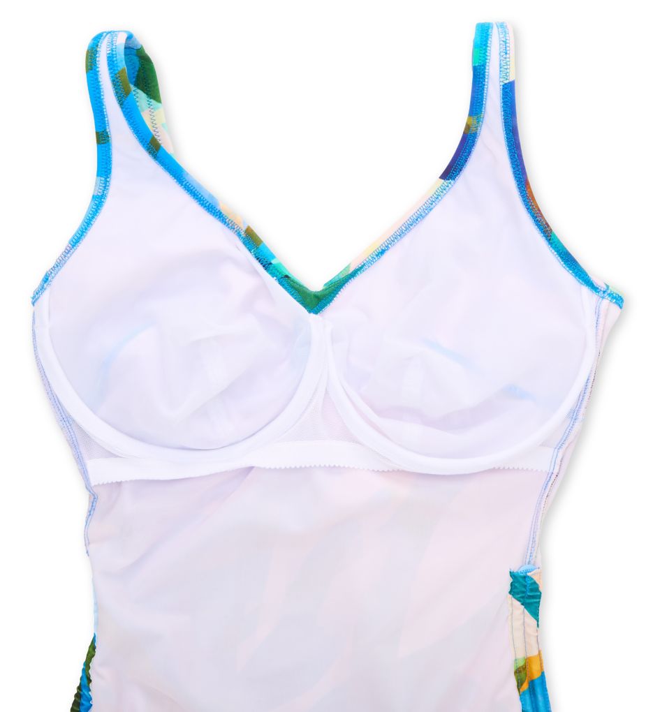 Fantasie Molokai Shores V-Neck Swimsuit With Adjustable Leg FS7230 - Image 3