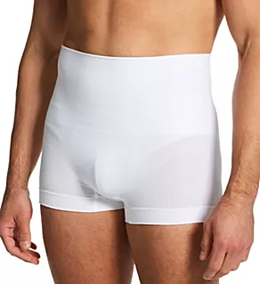 Cotton Shaping Control High Waist Boxer White L