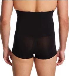 Cotton Shaping Control High Waist Boxer w/4 Stays Black L